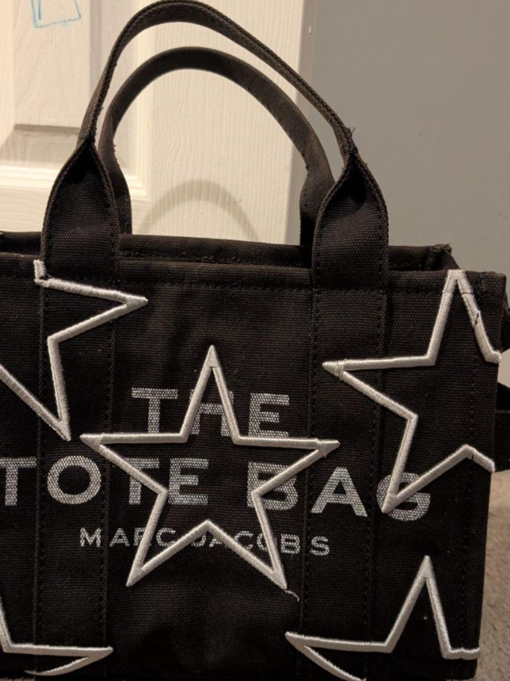 Marc Jacobs Black Star Tote Bag
